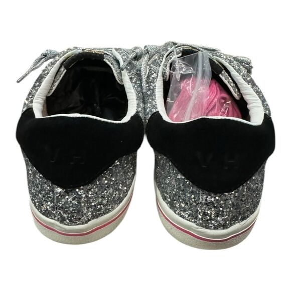 New Vintage Havana Flair 6 Silver Glitter Women's Shoes Sneakers 8 - Picture 5 of 6